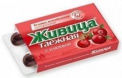 Смолка жевательная Живица Клюква №5 8г