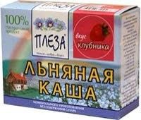 Каша льняная Плеза (клубника) 200г