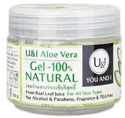 Гель для лица и тела Алоэ вера натур (банка) U&I 180г 