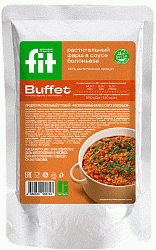 Фарш растительный в соусе Болоньезе Fit Buffet 240г дой-пак