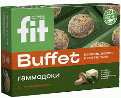 Тофу-котлеты с грибами шиитаки и вакамэ Гаммодоки Fit Buffet 280г